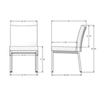 Amisco Perry Dining Chairs (Set of 2)