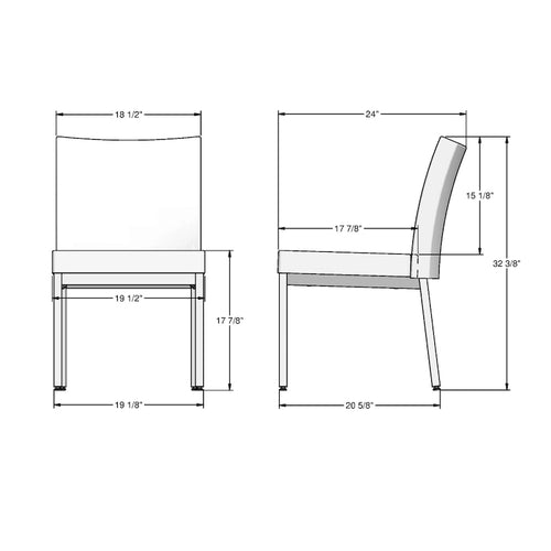 Amisco Perry Dining Chairs (Set of 2)