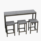 Pub Table Set with 3 Stools