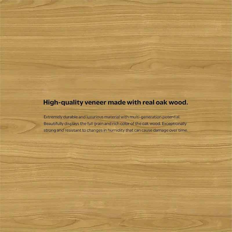 WYNDENHALL Mitchell Metal 60 inch Wide Rectangle Modern Industrial Sideboard Buffet in OAK WOOD - 60 x 17 x 30