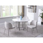 Somette Lacey Curved Back Side Chair, Set of 2