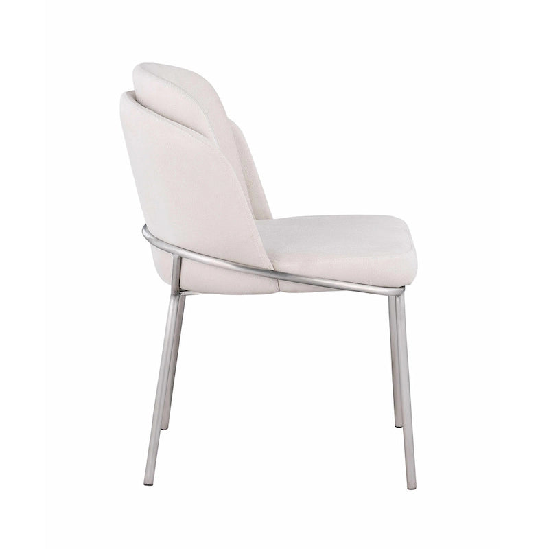 Somette Lacey Curved Back Side Chair, Set of 2
