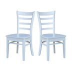 International Concepts Set of Two Emily Side Chairs