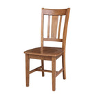 36 Round Solid Wood Extension Dining Table with 2 Dining Chairs