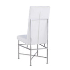 Somette Contemporary Side Chair with Steel Frame, Set of 2 - N/A