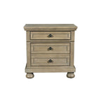 New Classic Furniture Salinger Pewter 5-Piece Bedroom Set with 2-Nightstand