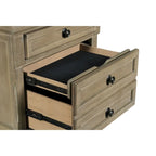 New Classic Furniture Salinger Pewter 5-Piece Bedroom Set with 2-Nightstand