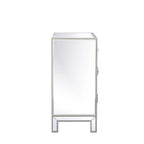 29 in. Antique Mirrored Cabinet