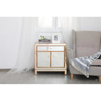29 in. Antique Mirrored Cabinet