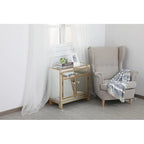 29 in. Antique Mirrored Cabinet