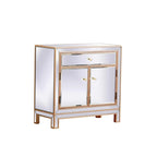 29 in. Antique Mirrored Cabinet
