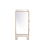 29 in. Antique Mirrored Cabinet