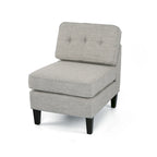 Crowningshield Fabric Slipper Chair by Christopher Knight Home