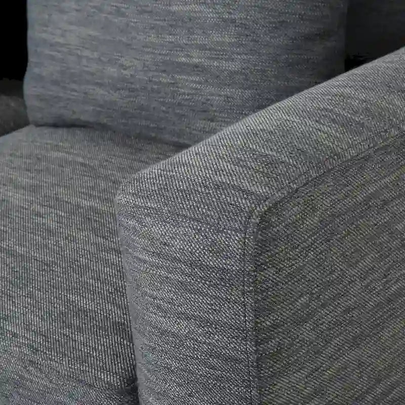 Elliston Fabric Contemporary 3-seater Sofa with Accent Pillows by Christopher Knight Home