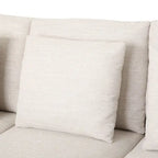 Elliston Fabric Contemporary 3-seater Sofa with Accent Pillows by Christopher Knight Home