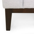Elliston Fabric Contemporary 3-seater Sofa with Accent Pillows by Christopher Knight Home