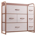 Multifunction 7 Drawers Furniture Storage Chest Grey 7-Drawer Dresser