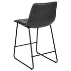 Upholstered Counter Height Modern Dining Stools (Set of 2)