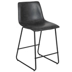 Upholstered Counter Height Modern Dining Stools (Set of 2)