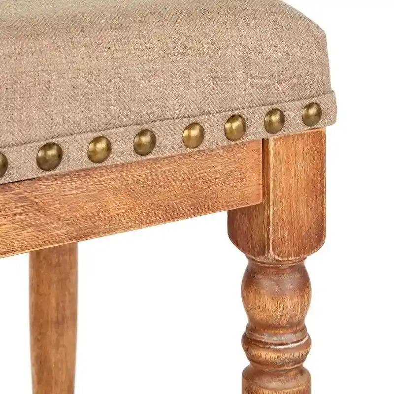 Lifestorey Grafton Turned Leg Counter Stool (Set of 2)