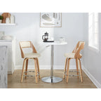 Carson Carrington Alingsas Mid-century Modern Counter Stool (Set of 2)