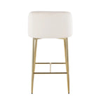 Silver Orchid Harding Velvet Counter Stool (Set of 2)