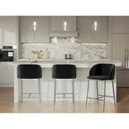 Silver Orchid Harding Velvet Counter Stool (Set of 2)