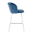 Silver Orchid Harding Velvet Counter Stool (Set of 2)