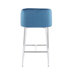Silver Orchid Harding Velvet Counter Stool (Set of 2)