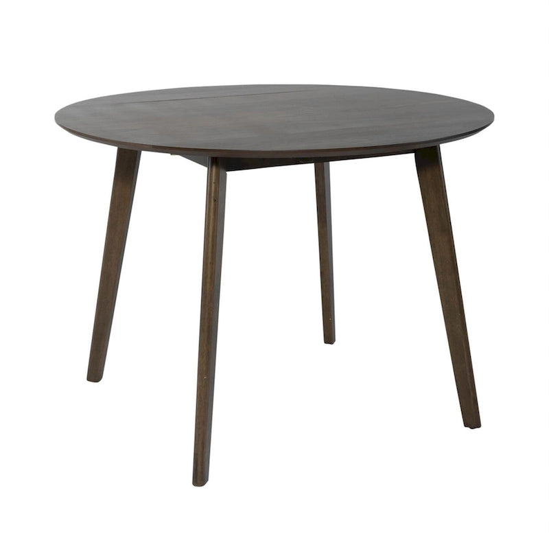 Walnut Drop Leaf Dining Table with Angled Legs