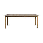 Santa Rosa Antique Honey Rectangular Leg Table