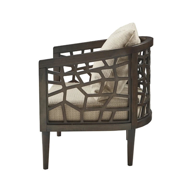 INK+IVY Crackle Accent Chair