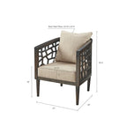 INK+IVY Crackle Accent Chair