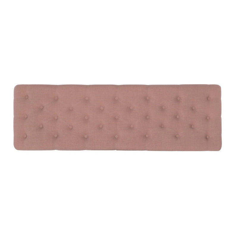 Copper Grove Pereislav 62-inch Tufted Pink Bench