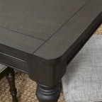 Steve Silver Lockwood 80-Inch Wooden Dining Table - Grey