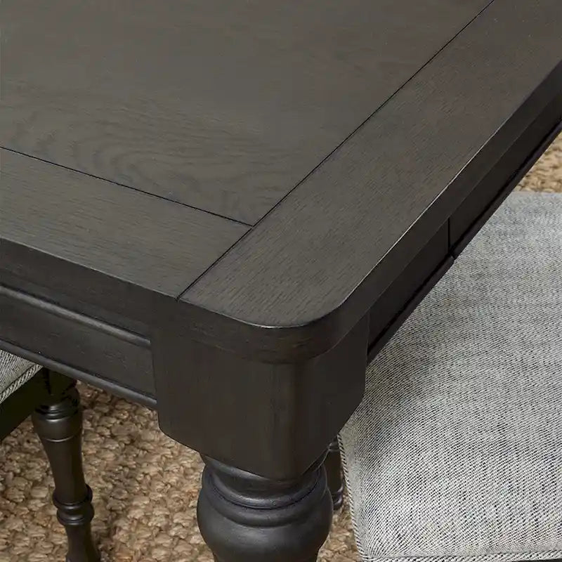 Steve Silver Lockwood 80-Inch Wooden Dining Table - Grey