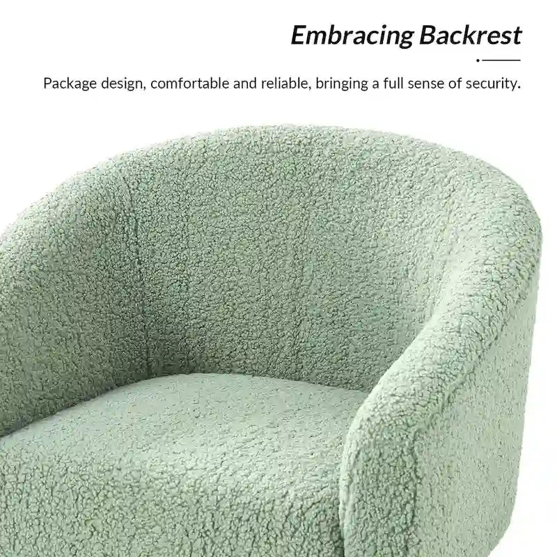 Sheila Modern 30W Boucle Armchair with Solid Wood Legs Set of 2 by HULALA HOME
