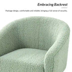 Sheila Modern 30W Boucle Armchair with Solid Wood Legs Set of 2 by HULALA HOME