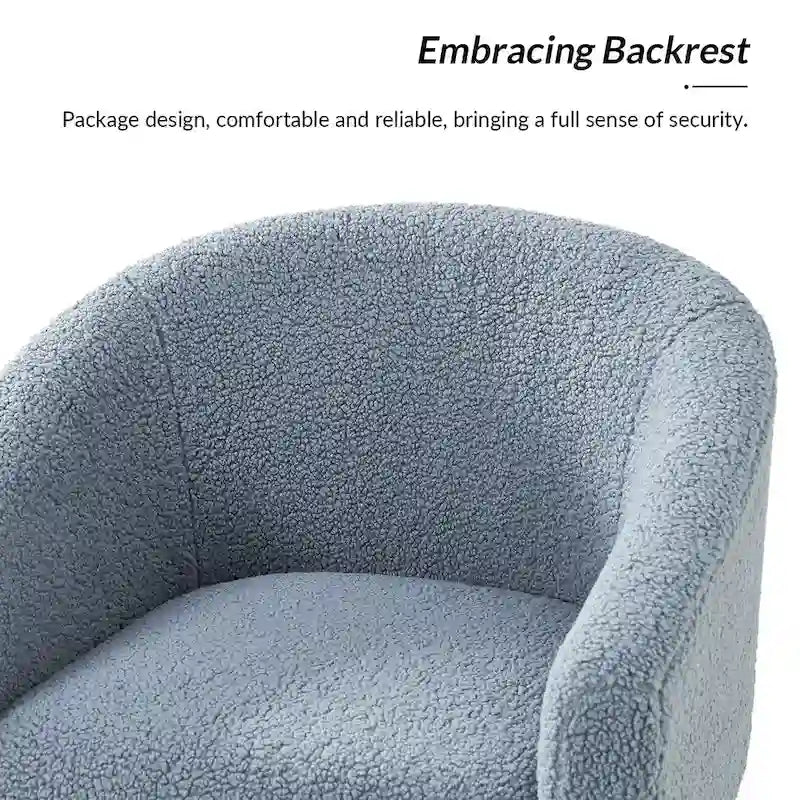 Sheila Modern 30W Boucle Armchair with Solid Wood Legs Set of 2 by HULALA HOME