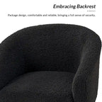 Sheila Modern 30W Boucle Armchair with Solid Wood Legs Set of 2 by HULALA HOME