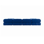 U-shaped Velvet Upholstery 6-piece Sectional Sofa Couch,4 Seats with 2 Ottoman