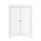 Corner Cabinet with Doors and Shelves