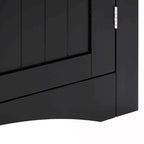 Corner Cabinet with Doors and Shelves