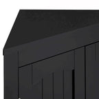 Corner Cabinet with Doors and Shelves