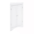 Corner Cabinet with Doors and Shelves