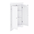 Corner Cabinet with Doors and Shelves