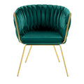 Silver Orchid Braided Erika Chair