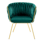 Silver Orchid Braided Erika Chair