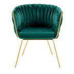 Silver Orchid Braided Erika Chair