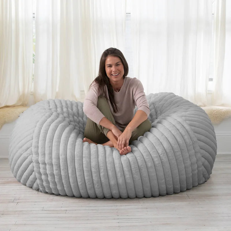 Jaxx 6 Foot Bean Bag, Loveseat, Sofa & Lounger - Mondo Fur